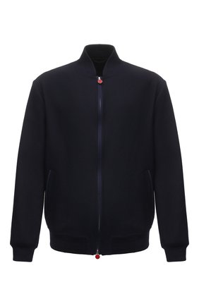 Мужской шерстяной бомбер KITON черного цвета по цене 634500 руб., арт. UW1085V0817A | Фото 1 Мужской шерстяной бомбер KITON черного цвета, арт. UW1085V0817A | Фото 1 (Материал внешний: Шерсть; Рукава: Длинные; Длина (верхняя одежда): Короткие; Кросс-КТ: Куртка; Мужское Кросс-КТ: шерсть и кашемир; Принт: Без принта)