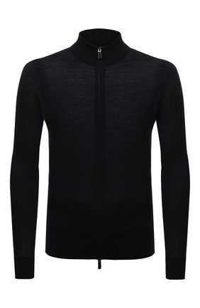 Мужской шерстяной кардиган ERMENEGILDO ZEGNA темно-синего цвета по цене 105500 руб., арт. UZM00/157 | Фото 1 Мужской шерстяной кардиган ERMENEGILDO ZEGNA темно-синего цвета, арт. UZM00/157 | Фото 1 (Материал внешний: Шерсть; Длина (для топов): Стандартные; Рукава: Длинные; Мужское Кросс-КТ: Кардиган-одежда; Стили: Кэжуэл)