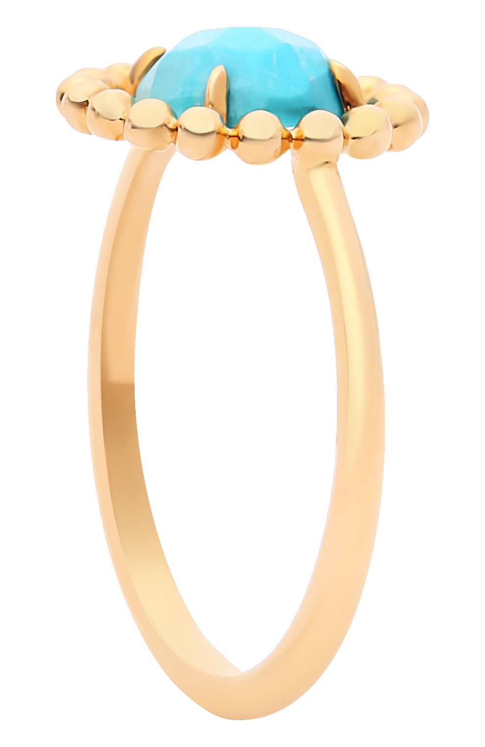 Женские кольцо CASATO бесцветного цвета, арт. MX1466TUR-P | Фото 3 (Драгоценные камни: Другие; Материал сплава: Розовое золото)