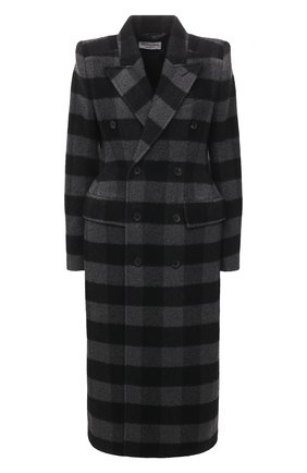 Женское шерстяное пальто BALENCIAGA серого цвета по цене 311000 руб., арт. 479864/TLU12 | Фото 1