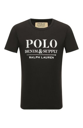 Мужская хлопковая футболка POLO RALPH LAUREN черного цвета по цене 9955 руб., арт. 710858273 | Фото 1 Мужская хлопковая футболка POLO RALPH LAUREN черного цвета, арт. 710858273 | Фото 1 (Рукава: Короткие; Материал внешний: Хлопок; Длина (для топов): Стандартные; Принт: С принтом; Стили: Кэжуэл)