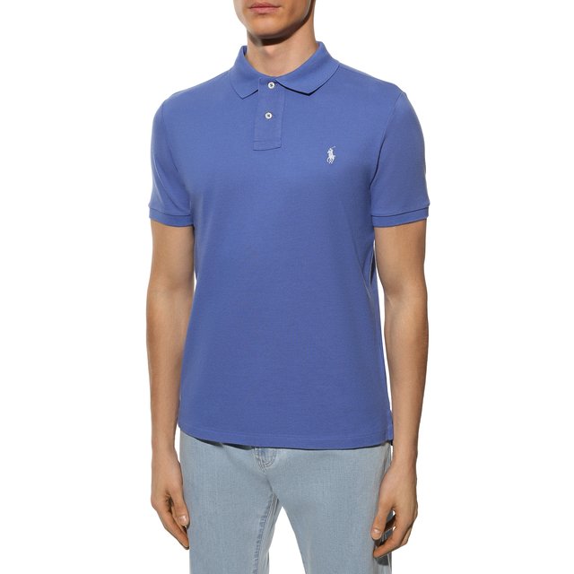 фото Хлопковое поло polo ralph lauren
