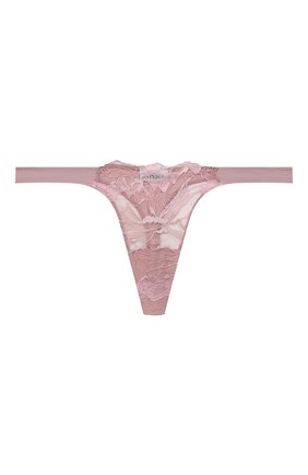 Женские трусы-стринги LA PERLA розового цвета, арт. 0045530 | Фото 1 (Материал внешний: Синтетический материал)