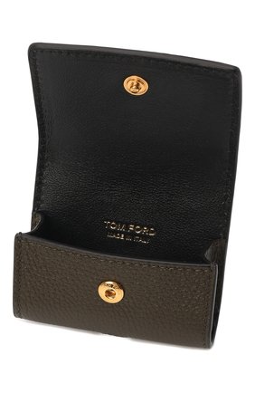Кожаный чехол для airpods pro TOM FORD хаки цвета по цене 42650 руб., арт. S0408T-LCL095 | Фото 4 Кожаный чехол для airpods pro TOM FORD хаки цвета, арт. S0408T-LCL095 | Фото 4 (Материал: Натуральная кожа)