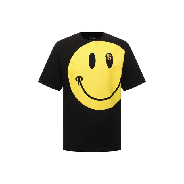 фото Хлопковая футболка raf simons x smiley raf simons