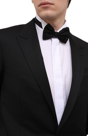 Мужской шелковый галстук-бабочка CORNELIANI черного цвета, арт. 89U308-2120301/00 | Фото 2 (Материал: Шелк, Текстиль)