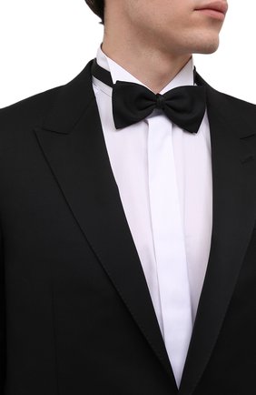 Мужской шелковый галстук-бабочка ERMENEGILDO ZEGNA черного цвета, арт. ZXR43/4S2 | Фото 2 (Материал: Текстиль, Шелк)