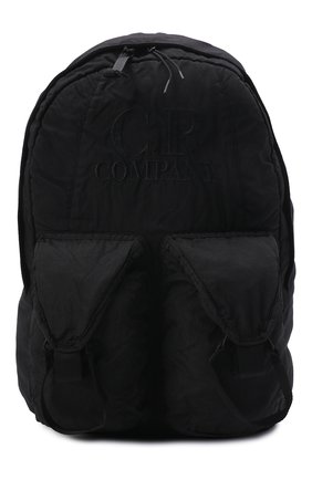 Мужской текстильный рюкзак C.P. COMPANY черного цвета, арт. 12CMAC166A-005782M | Фото 1 (Ремень/цепочка: На ремешке; Размер: large; Материал: Текстиль; Стили: Кэжуэл)