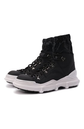 Мужские кожаные ботинки galileo DOLCE & GABBANA черного цвета, арт. A60402/AQ980 | Фото 1 (Материал внешний: Кожа; Мужское Кросс-КТ: Хайкеры-обувь, Ботинки-обувь; Материал внутренний: Натуральная кожа, Текстиль; Материал утеплителя: Без утеплителя; Длина стельки: 24,5, 25,3, 25,7, 26,1, 26,5, 26,9, 27,3, 27,7, 28,1, 28,5, 28,9, 29,3, 30,1)