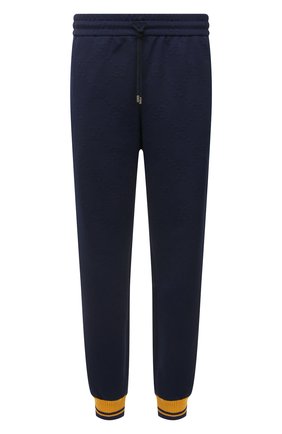 Мужские джоггеры GUCCI темно-синего цвета по цене 107000 руб., арт. 675143/XJDVX | Фото 1 Мужские джоггеры GUCCI темно-синего цвета, арт. 675143/XJDVX | Фото 1 (Длина (брюки, джинсы): Стандартные; Материал внешний: Синтетический материал; Кросс-КТ: Спорт; Силуэт М (брюки): Джоггеры; Стили: Спорт-шик)