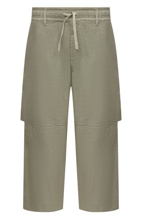 Мужские брюки STONE ISLAND SHADOW PROJECT бежевого цвета, арт. 761930415 | Фото 1 (Длина (брюки, джинсы): Укороченные; Материал внешний: Лен, Синтетический материал; Стили: Гранж; Случай: Повседневный)