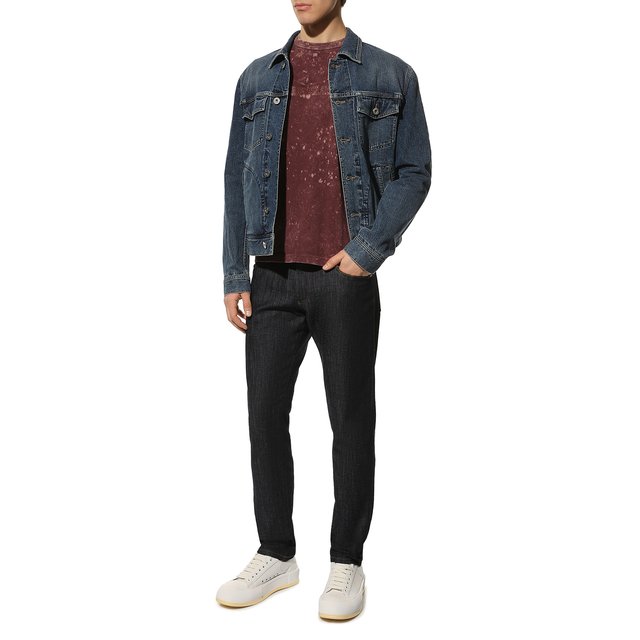 фото Хлопковая футболка stone island