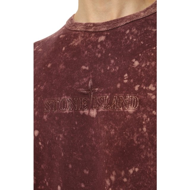 фото Хлопковая футболка stone island