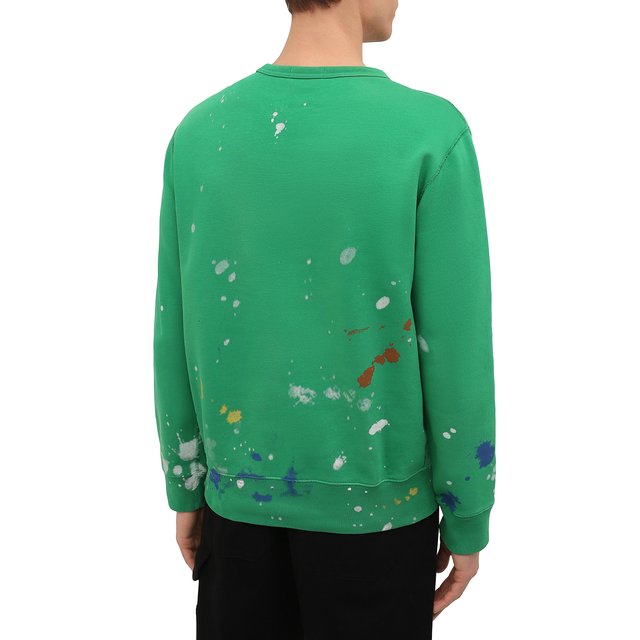 Хлопковый свитшот Polo Ralph Lauren 710865024, цвет зелёный, размер 50 - фото 4