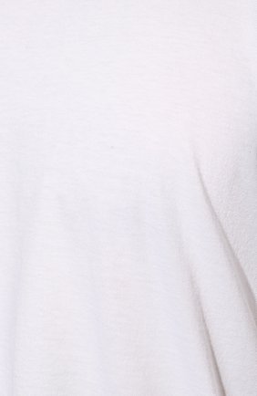Мужская хлопковая футболка SAINT LAURENT белого цвета, арт. 554302/YB2FT | Фото 5 (Принт: Без принта; Рукава: Короткие; Длина (для топов): Стандартные; Материал внешний: Хлопок; Стили: Кэжуэл)