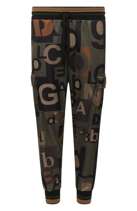 Мужские джоггеры DOLCE & GABBANA хаки цвета по цене 97700 руб., арт. GWGVAT/FSSG9 | Фото 1 Мужские джоггеры DOLCE & GABBANA хаки цвета, арт. GWGVAT/FSSG9 | Фото 1 (Силуэт М (брюки): Джоггеры, Карго; Материал внешний: Синтетический материал; Длина (брюки, джинсы): Стандартные; Стили: Милитари)