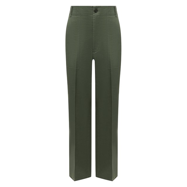Хлопковые брюки Polo Ralph Lauren Зелёный 211856850 5624930