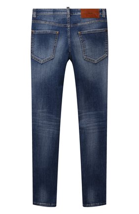 Детские джинсы DSQUARED2 синего цвета по цене 24750 руб., арт. DQ0236-D009Q | Фото 2 Детские джинсы DSQUARED2 синего цвета, арт. DQ0236-D009Q | Фото 2 (Материал внешний: Хлопок; Ростовка одежда: 10 - 11 лет | 140 - 146см, 12 лет | 152 см, 13 - 15 лет | 158 см, 16 лет | 164 см, 4 года | 104 см, 6 лет | 116 см, 8 лет | 128 см)