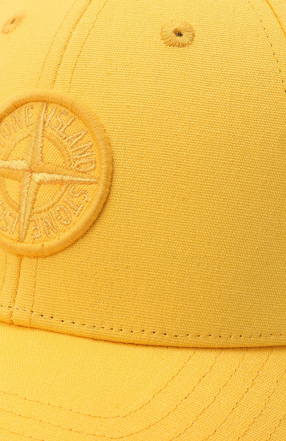 Детская хлопковая бейсболка STONE ISLAND желтого цвета, арт. 101691265 | Фото 3 (Материал: Текстиль, Хлопок)