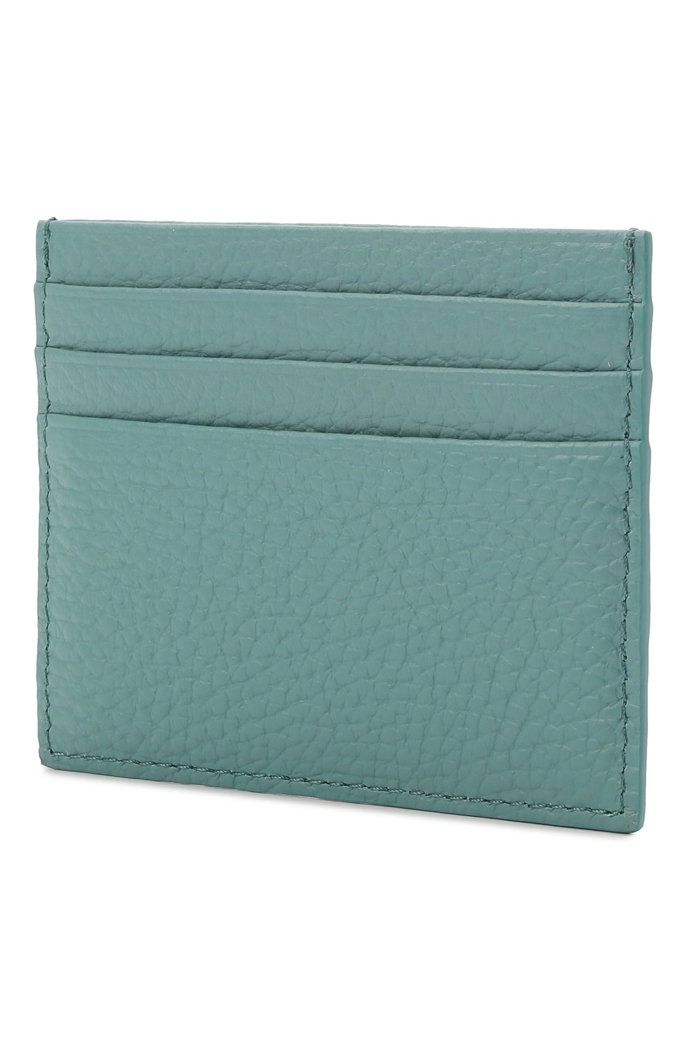 Женский кожаный футляр для кредитных карт mettalic soft COCCINELLE голубого цвета, арт. E2 LW5 12 95 01 | Фото 2 (Материал: Натуральная кожа)