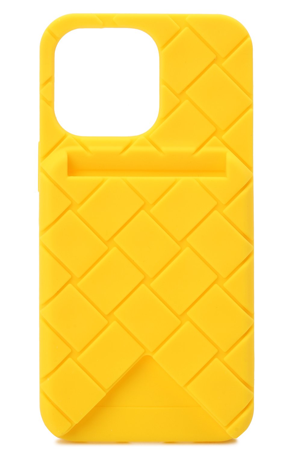 Чехол для iphone 13 pro BOTTEGA VENETA желтого цвета, арт. 690657/V0EY0 | Фото 1 (Материал: Пластик)