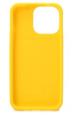Чехол для iphone 13 pro BOTTEGA VENETA желтого цвета, арт. 690657/V0EY0 | Фото 2 (Материал: Пластик)