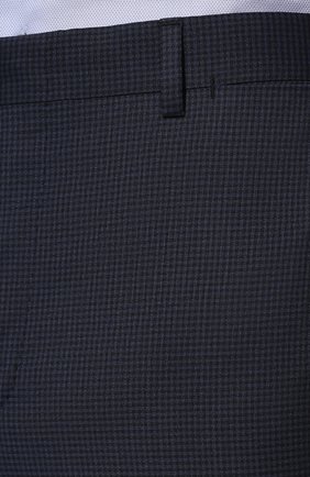 Мужские шерстяные брюки BRIONI темно-синего цвета, арт. RPL80N/P9A1U/MEGEVE | Фото 5 (Материал внешний: Шерсть; Длина (брюки, джинсы): Стандартные; Стили: Классический; Случай: Формальный; Материал подклада: Купро)