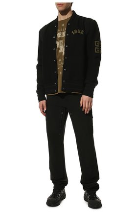 Мужские брюки-карго GIVENCHY черного цвета по цене 144500 руб., арт. BM50YQ13SA | Фото 2 Мужские брюки-карго GIVENCHY черного цвета, арт. BM50YQ13SA | Фото 2 (Материал внешний: Синтетический материал; Длина (брюки, джинсы): Стандартные; Силуэт М (брюки): Карго; Стили: Кэжуэл; Случай: Повседневный)