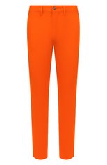 Мужские хлопковые брюки POLO RALPH LAUREN оранжевого цвета, арт. 710704176 | Фото 1 (Силуэт М (брюки): Чиносы; Длина (брюки, джинсы): Стандартные; Случай: Повседневный; Материал внешний: Хлопок; Стили: Кэжуэл)