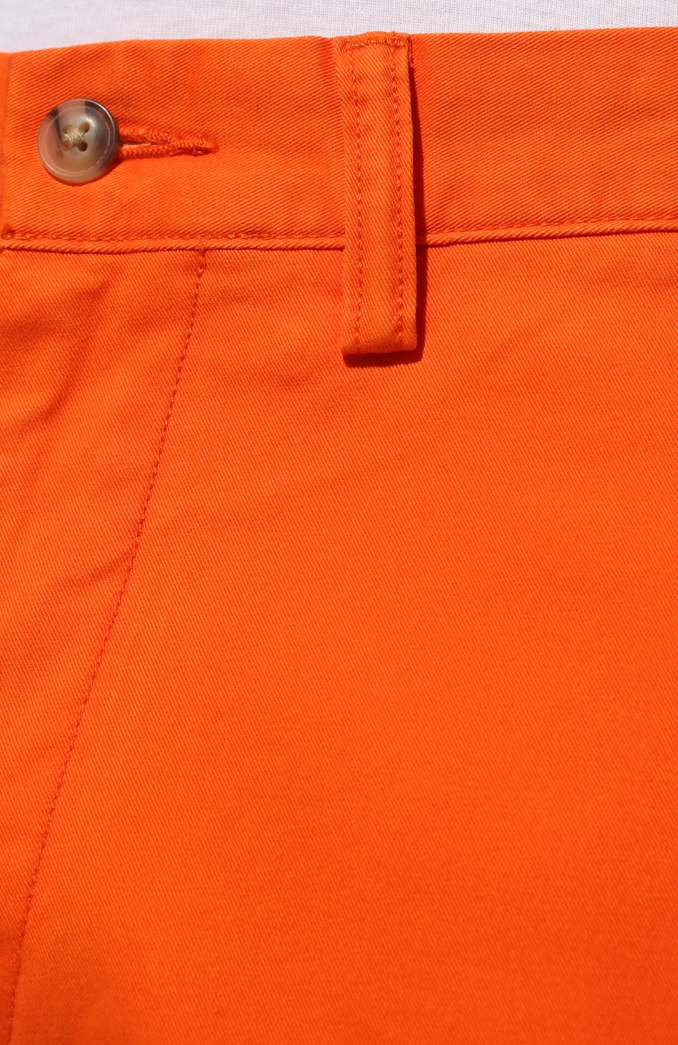 Мужские хлопковые брюки POLO RALPH LAUREN оранжевого цвета, арт. 710704176 | Фото 5 (Силуэт М (брюки): Чиносы; Длина (брюки, джинсы): Стандартные; Случай: Повседневный; Материал внешний: Хлопок; Стили: Кэжуэл)