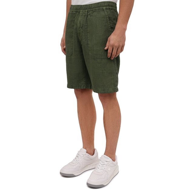 фото Льняные шорты stone island