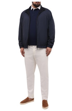 Мужское хлопковое поло POLO RALPH LAUREN темно-синего цвета по цене 18750 руб., арт. 711717115/PRL BS | Фото 2 Мужское хлопковое поло POLO RALPH LAUREN темно-синего цвета, арт. 711717115/PRL BS | Фото 2 (Материал внешний: Хлопок; Длина (для топов): Удлиненные; Рукава: Длинные; Застежка: Пуговицы; Кросс-КТ: Трикотаж; Стили: Кэжуэл; Big sizes: Big Sizes)