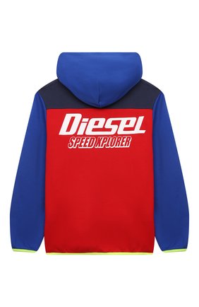 Детский хлопковая толстовка DIESEL разноцветного цвета по цене 13600 руб., арт. J00453-00YI8 | Фото 2 Детский хлопковая толстовка DIESEL разноцветного цвета, арт. J00453-00YI8 | Фото 2 (Рукава: Длинные; Материал внешний: Хлопок; Мальчики Кросс-КТ: Толстовка-одежда; Ростовка одежда: 10 - 11 лет | 140 - 146см, 12 лет | 152 см, 13 - 15 лет | 158 см, 16 лет | 164 см, 8 лет | 128 см)
