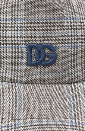 Детская шерстяная бейсболка DOLCE & GABBANA серого цвета по цене 23650 руб., арт. LB4H80/FQ2MG | Фото 3 Детская шерстяная бейсболка DOLCE & GABBANA серого цвета, арт. LB4H80/FQ2MG | Фото 3 (Материал: Текстиль, Шерсть)
