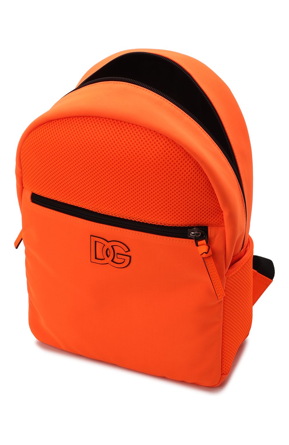 Детская рюкзак DOLCE & GABBANA оранжевого цвета, арт. EM0113/AY200 | Фото 3 (Материал: Текстиль)