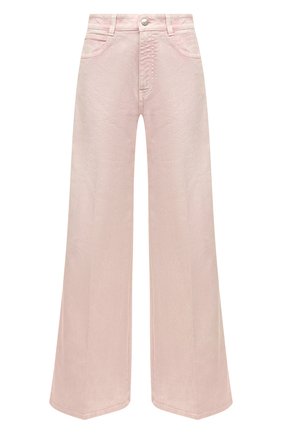 Женские джинсы STELLA MCCARTNEY розового цвета по цене 51350 руб., арт. 604376/S0H60 | Фото 1 Женские джинсы STELLA MCCARTNEY розового цвета, арт. 604376/S0H60 | Фото 1 (Длина (брюки, джинсы): Стандартные; Материал внешний: Хлопок, Деним; Кросс-КТ: Деним; Детали: Потертости; Силуэт Ж (брюки и джинсы): Широкие; Стили: Гранж)