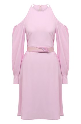 Женское платье из вискозы STELLA MCCARTNEY розового цвета по цене 113500 руб., арт. 604364/SSA02 | Фото 1 Женское платье из вискозы STELLA MCCARTNEY розового цвета, арт. 604364/SSA02 | Фото 1 (Материал внешний: Вискоза; Рукава: Длинные; Длина Ж (юбки, платья, шорты): Мини; Женское Кросс-КТ: Платье-одежда; Случай: Коктейльный; Стили: Романтичный)