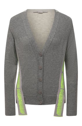 Женский шерстяной кардиган STELLA MCCARTNEY серого цвета по цене 89950 руб., арт. 604253/S2301 | Фото 1 Женский шерстяной кардиган STELLA MCCARTNEY серого цвета, арт. 604253/S2301 | Фото 1 (Длина (для топов): Стандартные; Рукава: Длинные; Материал внешний: Шерсть; Женское Кросс-КТ: кардиган-трикотаж; Стили: Кэжуэл)