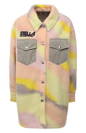 Женская куртка STELLA MCCARTNEY желтого цвета, арт. 604279/STB03 | Фото 1 (Рукава: Длинные; Длина (верхняя одежда): До середины бедра; Материал внешний: Синтетический материал; Материал подклада: Синтетический материал; Кросс-КТ: Куртка; Стили: Спорт-шик)