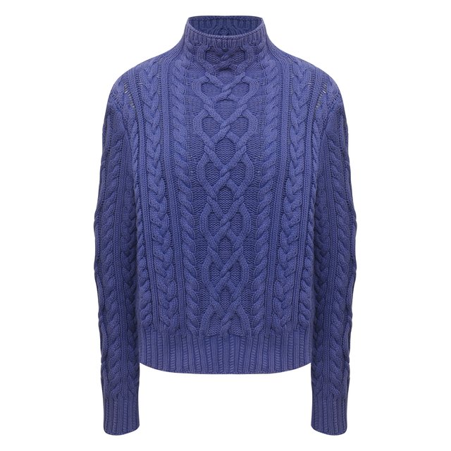 Хлопковый свитер Polo Ralph Lauren 211856744, цвет синий, размер 46