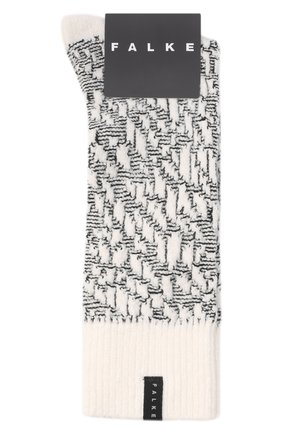 Мужские носки FALKE кремвого цвета, арт. 12478. | Фото 1 (Материал внешний: Хлопок, Синтетический материал; Кросс-КТ: бельё)