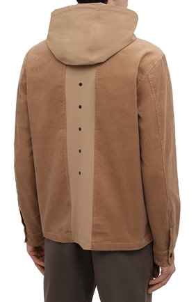 Мужская хлопковая куртка BOGNER FIRE+ICE бежевого цвета, арт. 34037223 | Фото 4 (Кросс-КТ: Куртка, Ветровка; Рукава: Длинные; Принт: Без принта; Материал внешний: Хлопок; Длина (верхняя одежда): Короткие; Стили: Кэжуэл)