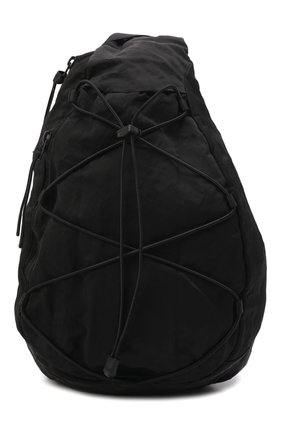 Мужской текстильный рюкзак C.P. COMPANY черного цвета, арт. 12CMAC114A-005269G | Фото 1 (Материал: Текстиль; Размер: medium; Ремень/цепочка: На ремешке, На плечо)