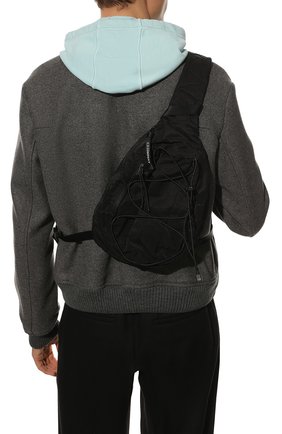 Мужской текстильный рюкзак C.P. COMPANY черного цвета, арт. 12CMAC114A-005269G | Фото 2 (Материал: Текстиль; Размер: medium; Ремень/цепочка: На ремешке, На плечо)