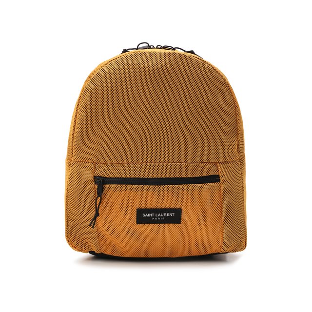Текстильный рюкзак SLP Saint Laurent оранжевого цвета