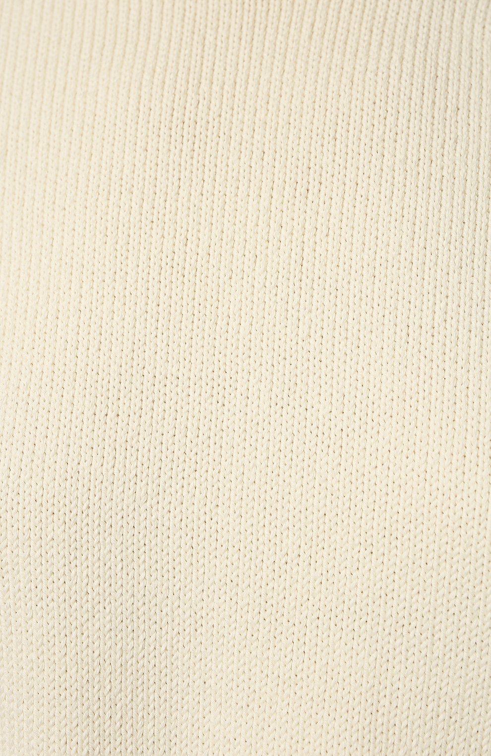 Женский хлопковый пуловер MAISON MARGIELA кремвого цвета, арт. S51GP0256/S17982 | Фото 5 (Рукава: Длинные; Длина (для топов): Стандартные; Материал внешний: Хлопок; Женское Кросс-КТ: Пуловер-одежда; Стили: Минимализм)