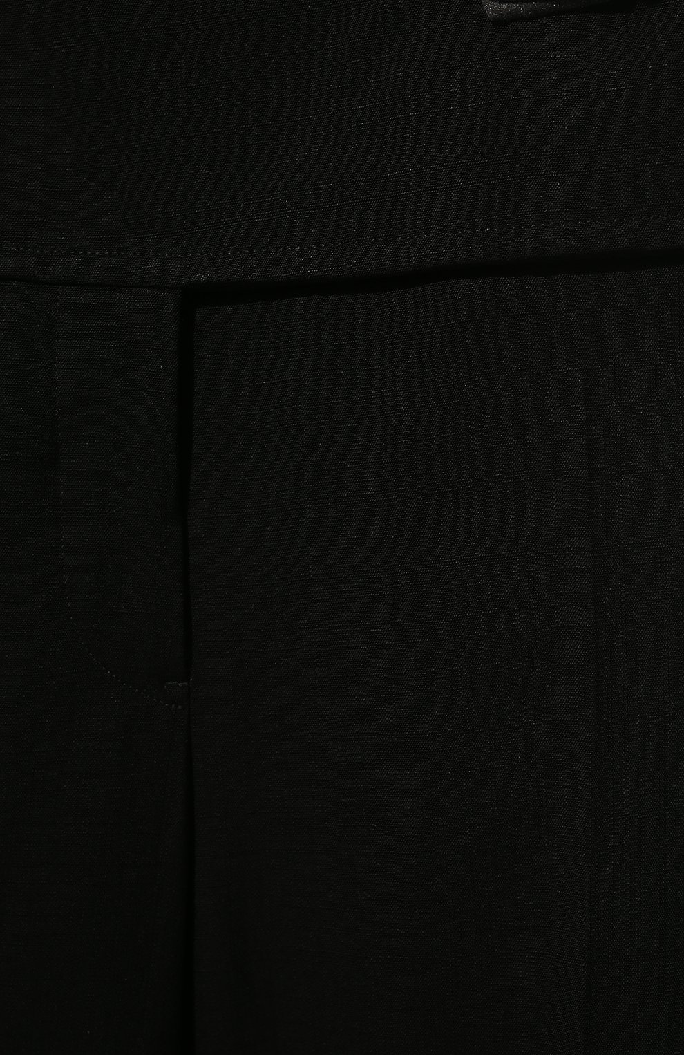 Женские брюки из вискозы и шелка JIL SANDER черного цвета, арт. JSCU312101-WU390700 | Фото 5 (Силуэт Ж (брюки и джинсы): Широкие; Длина (брюки, джинсы): Стандартные; Женское Кросс-КТ: Брюки-одежда; Материал внешний: Вискоза; Стили: Минимализм)