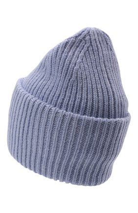 Мужская шерстяная шапка ACNE STUDIOS сиреневого цвета, арт. C40135/M | Фото 2 (Материал: Текстиль, Шерсть; Кросс-КТ: Трикотаж)