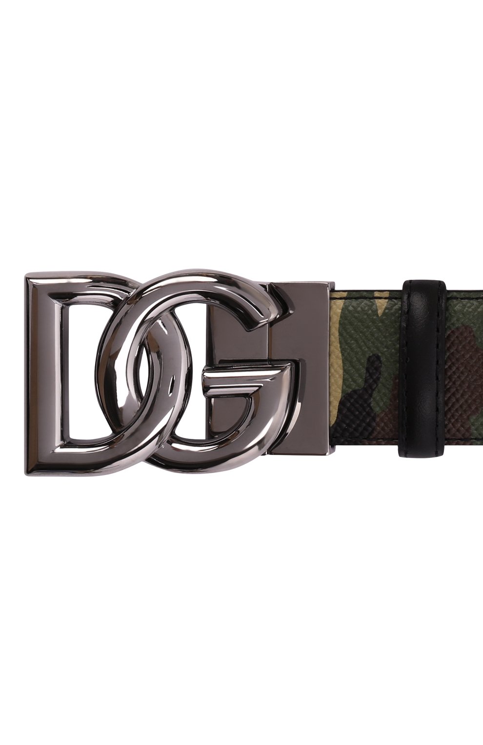 Мужской двусторонний ремень DOLCE & GABBANA хаки цвета по цене 59950 руб., арт. BC4685/AQ926 | Фото 5 Мужской двусторонний ремень DOLCE & GABBANA хаки цвета, арт. BC4685/AQ926 | Фото 5 (Случай: Повседневный; Материал: Натуральная кожа)