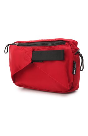 Детская поясная сумка DSQUARED2 красного цвета по цене 17700 руб., арт. DQ0908-D005T | Фото 2 Детская поясная сумка DSQUARED2 красного цвета, арт. DQ0908-D005T | Фото 2 (Материал: Текстиль)